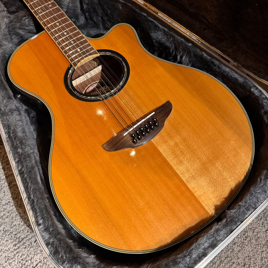 Yamaha APX700II - 12 Thinline Acoustic/Electric Cutaway 12String 2010s - Natural