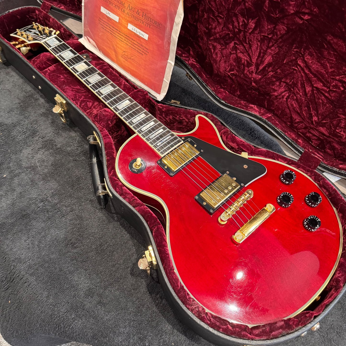 Gibson Les Paul Custom Arts and Historic 2006 - Wine Red