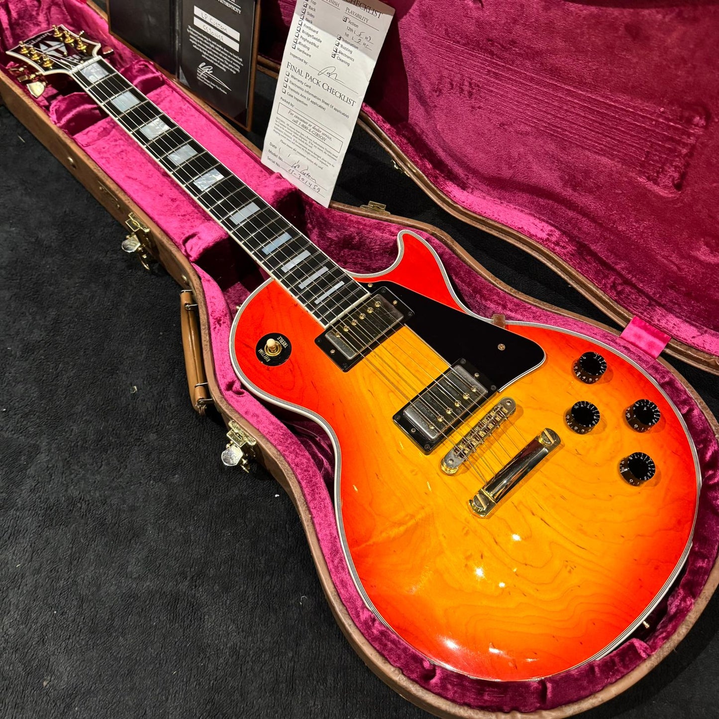 Gibson Les Paul Custom shop 2013 Heritage Cherry Sunburst